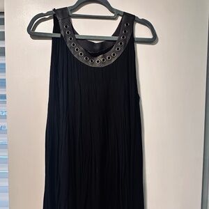 Black Trapeze Dress - Size M